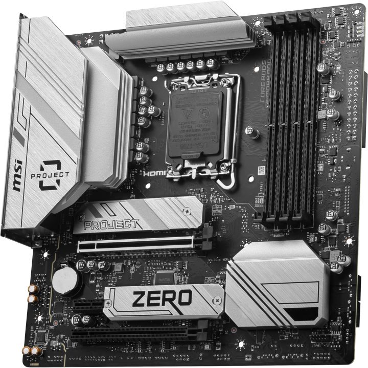 MSI B760M Project Zero Intel B760 LGA 1700 micro ATX