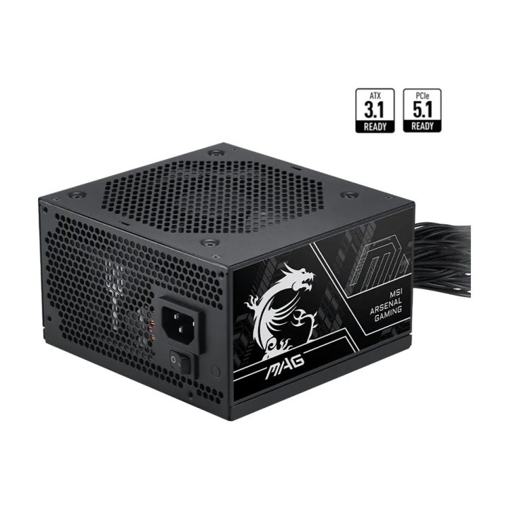 MSI MAG A750BN PCIE5 iii Power Supply, PSU, 750W, 80 PLUS Bronze…