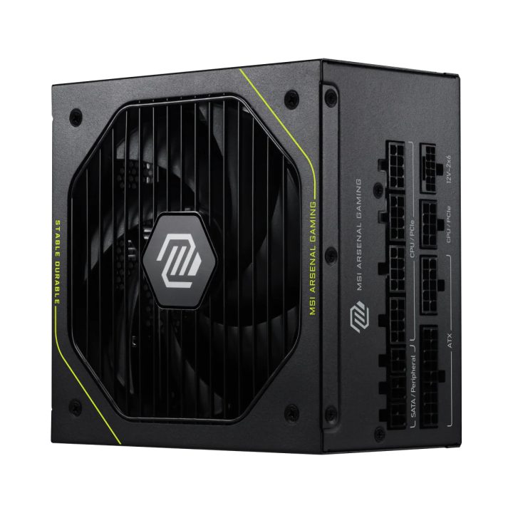 Fonte de alimentação MSI MAG A1200PLS PCIE5, PSU, 1200W, 80 PLUS…