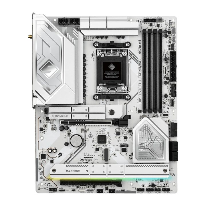Placa ASRock B850 Steel Legend Wi-Fi, AMD, AM5, B850, USB20G, WIFI7…