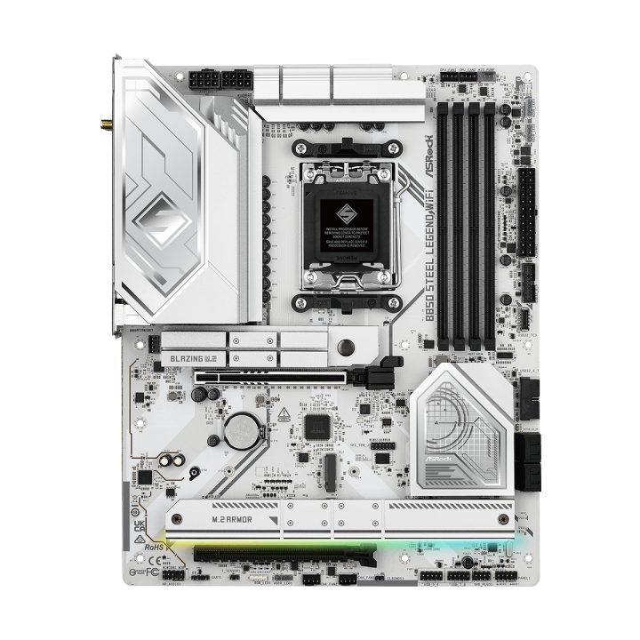Placa ASRock B850 Steel Legend Wi-Fi, AMD, AM5, B850, USB20G, WIFI7…
