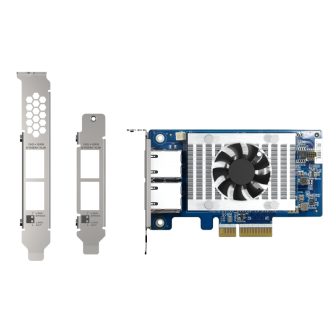 QNAP QXG-10G2T-X710 Internal Ethernet Network Adapter and Card 1000…