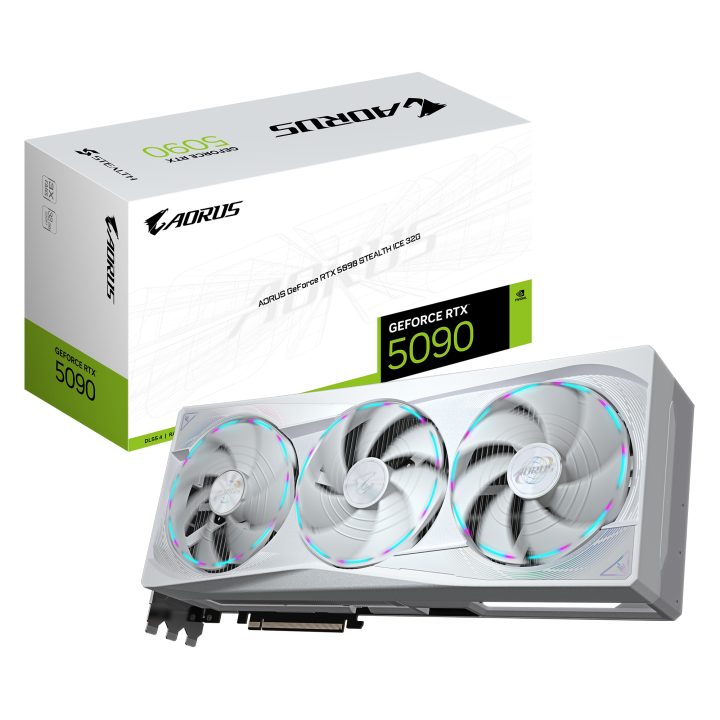 GIGABYTE AORUS GeForce RTX 5090 STEALTH ICE 32G Graphics Card