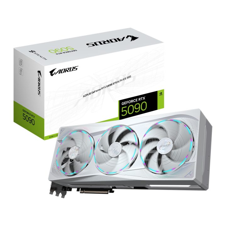 GIGABYTE AORUS GeForce RTX 5090 STEALTH ICE 32G Graphics Card
