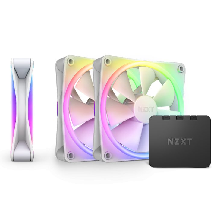 NZXT F120 RGB DUO Triple Pack Ventilador de PC 12 cm Branco 3 peça(s)…