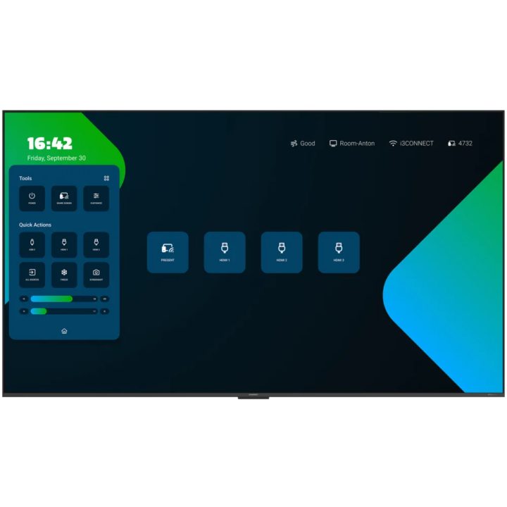 I3 Connect QLED LFD Monitor 85". 550 cd/m2. Local Dimming. LCD…