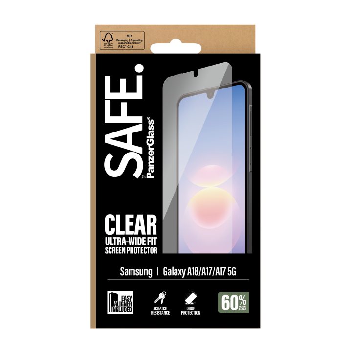 PanzerGlass SAFE. by ® Screen Protector Samsung Galaxy A18 | A17 |…