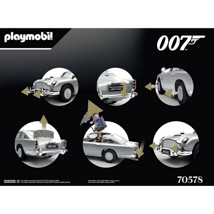 Playmobil James Bond Aston Martin DB5 - edição Goldfinger (70578)