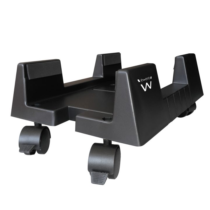 Ewent EW1290 soporte de CPU Carro para equipo informático Negro