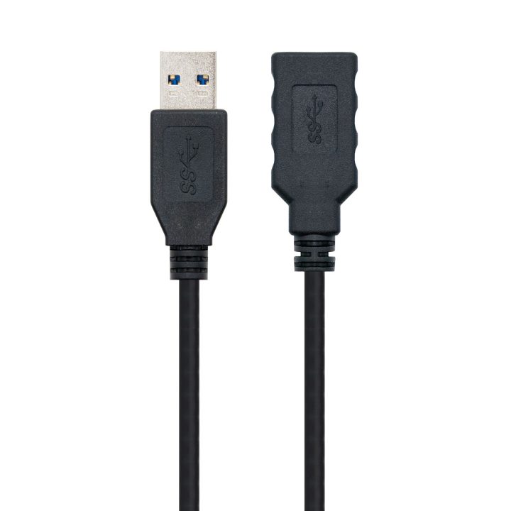 Nanocable USB 3.0 Cable, Type A/M-A/H, Black, 3.0 M