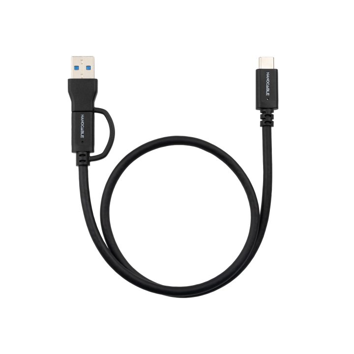 Nanocable 10.01.4801 cabo USB USB 3.2 Gen 2 (3.1 Gen 2) 1 m USB A/USB…