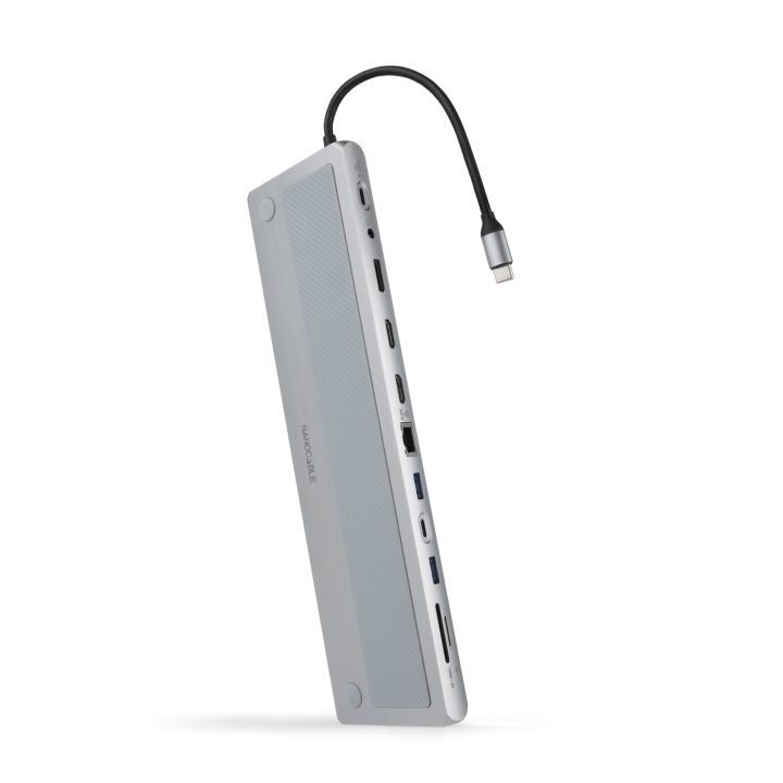 Nanocable HUB USB-C 12-in-1, USB-C 3.1 to 3xUSB-A 3.0 + USB-C 3.0 +…