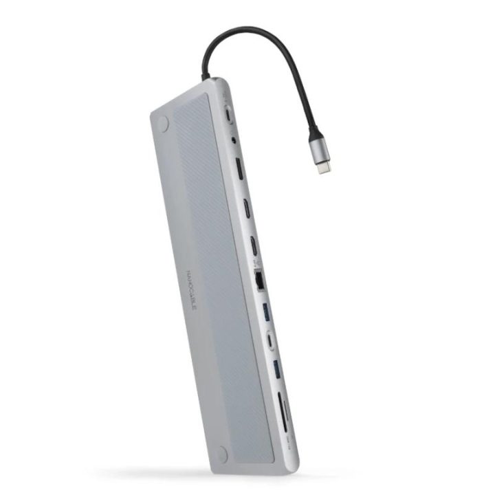 Nanocable HUB USB-C 12-in-1, USB-C 3.1 to 3xUSB-A 3.0 + USB-C 3.0 +…