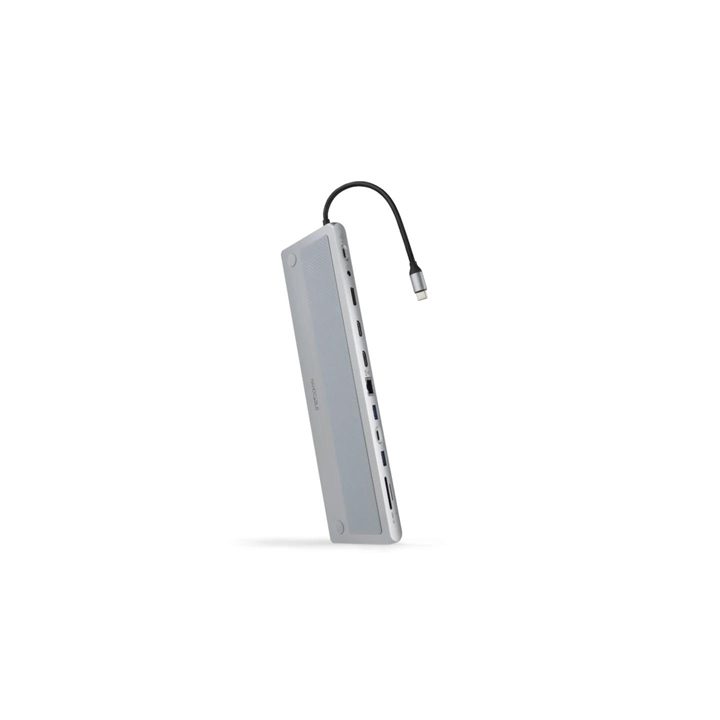 Nanocable HUB USB-C 12-in-1, USB-C 3.1 to 3xUSB-A 3.0 + USB-C 3.0 +…
