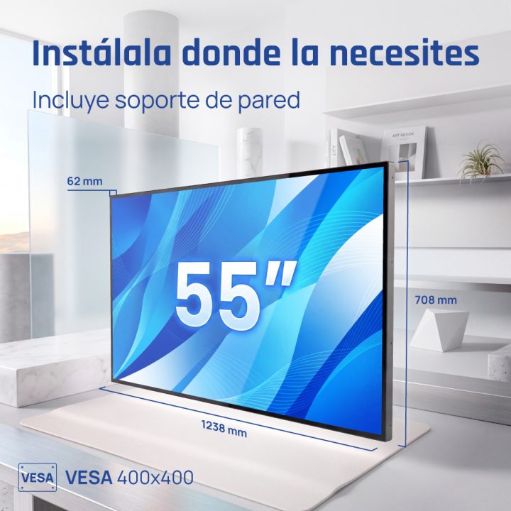iggual Ecrã de sinalização 4K 55" Alto Brilho