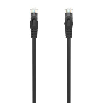 AISENS RJ45 Patch Cable LSZH Cat.6A 500 MHz UTP AWG24, Black, 30 cm