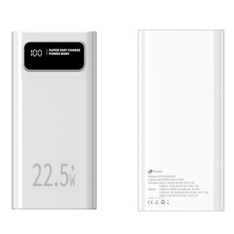 Leotec LEPOW30W22W Power Bank Lithium Polymer 30000 mAh White