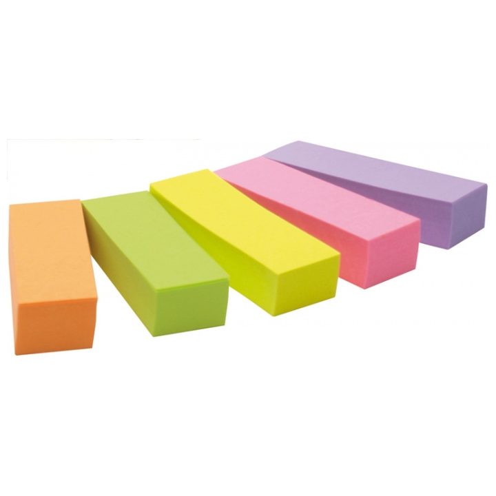 3M 670-5 nota autoadesiva Retângulo Multicolor 100 folhas Autoadesivo