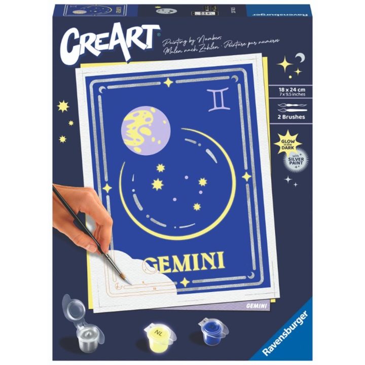 Kit de pintura por números Ravensburger creart série trend d zodiac…
