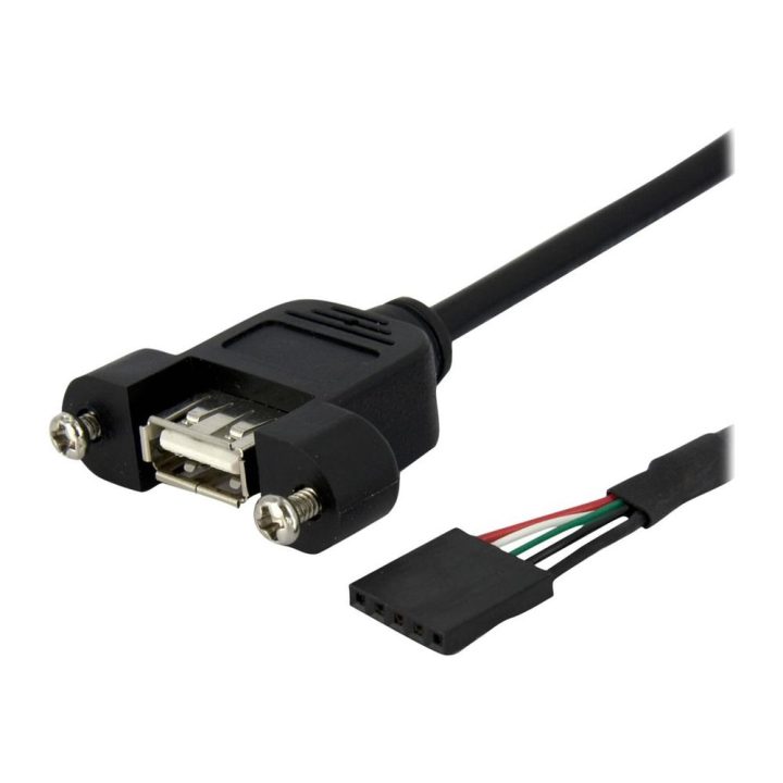 StarTech.com Cable de 30cm USB 2.0 para Montaje en Panel Conexión a…
