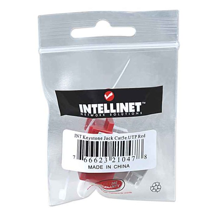 Intellinet JACK RJ45 CAT5E KEYSTONE DE IMPACTO AZUL