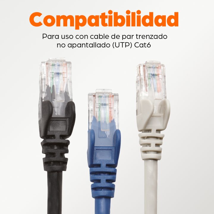 Intellinet JACK RJ45 CAT6 KEYSTONE DE IMPACTO AZUL