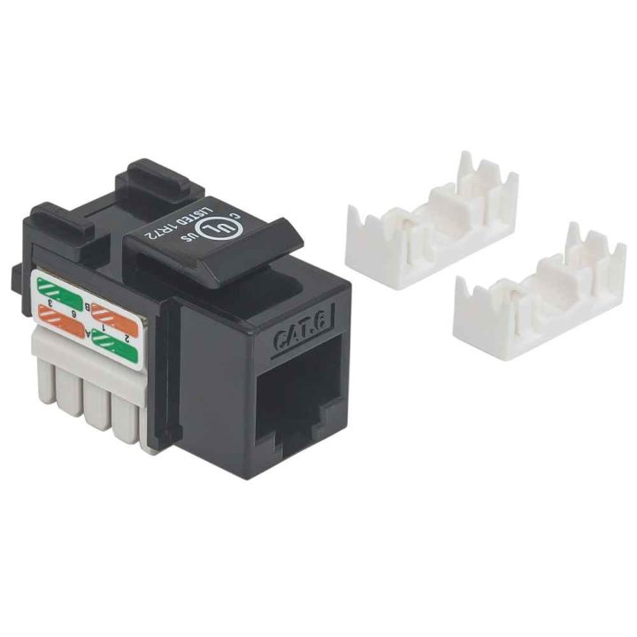 Intellinet RJ45 CAT6 Impact Keystone Jack Blue