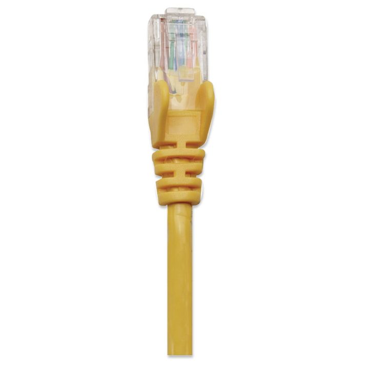 Intellinet RJ-45 M/M, cabo de rede 10m Amarelo Cat5e U/UTP (UTP)