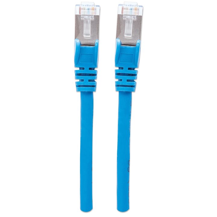 Intellinet Câble patch réseau Cat6A, 0,25 m, bleu, cuivre, S/FTP…