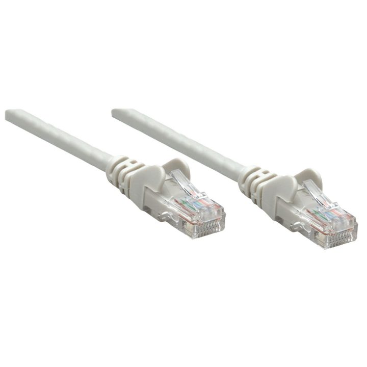 Cabo de rede patch Intellinet, Cat6, 0,5 m, cinzento, cobre, S/FTP…