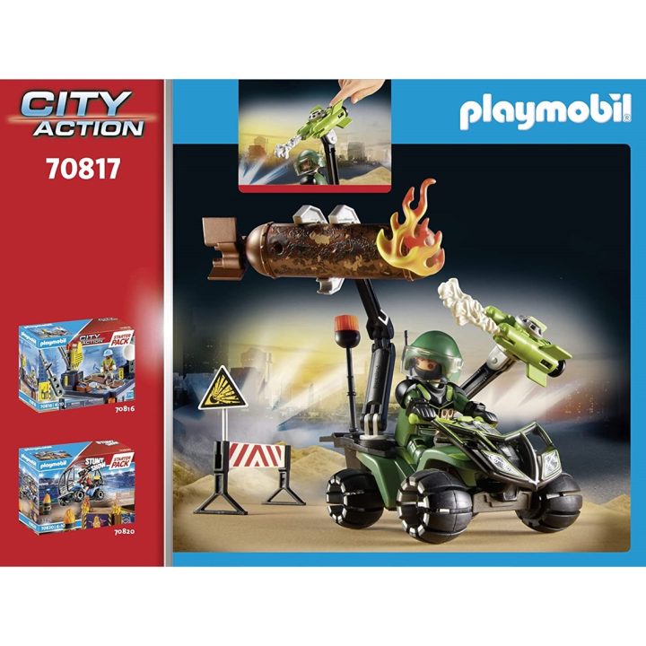 Playmobil starter pack polícia: treino (70817)