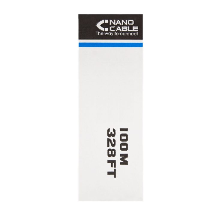 Nanocable RIGID RJ45 CAT.5E FTP NETWORK CABLE AWG24, 100 M