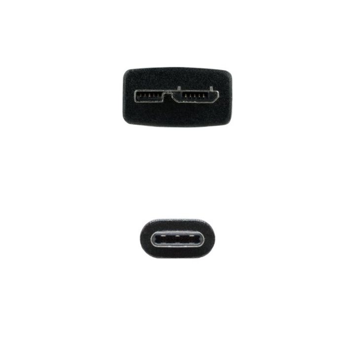 Nanocable Cable USB 3.0, USB-C/M-Micro B/M 1 m (10.01.1201-BK)