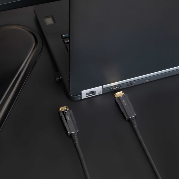 Nanocable Cabo HDMI V2.0 AOC 4K@60Hz 18Gbps A/M-A/M, Preto, 15 m