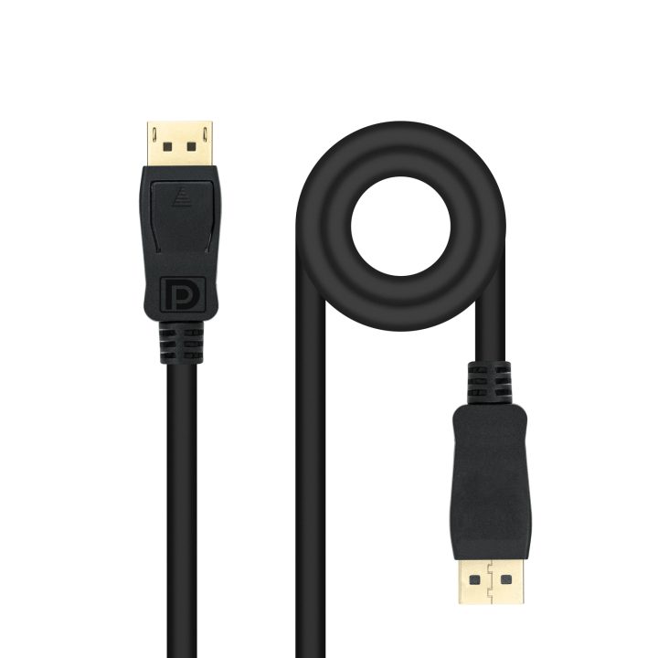 Nanocable Cabo DisplayPort 1.4, DP/M - DP/M, Preto, 1 m