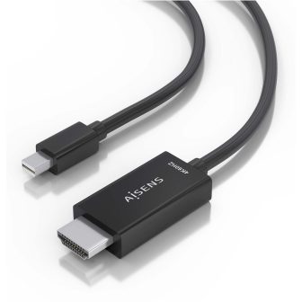 AISENS Cable conversor MINI DP a HDMI 4K@60Hz, MINI DP/M-HDMI/M…