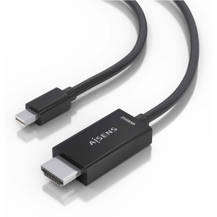 AISENS MINI DP to HDMI 4K@60Hz Converter Cable, MINI DP/M-HDMI/M…