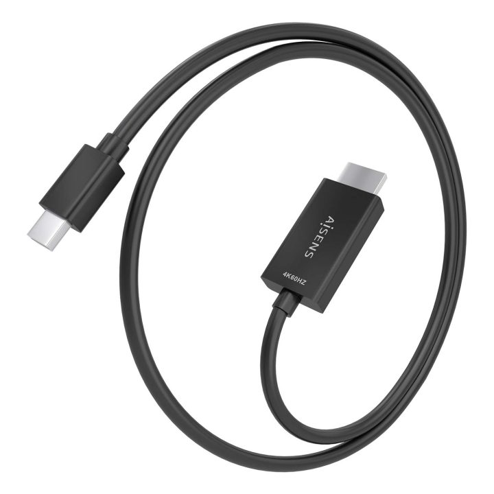 AISENS MINI DP to HDMI 4K@60Hz Converter Cable, MINI DP/M-HDMI/M…