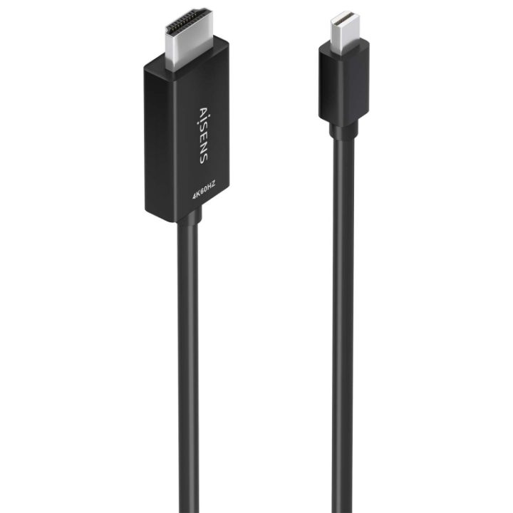 AISENS MINI DP to HDMI 4K@60Hz Converter Cable, MINI DP/M-HDMI/M…