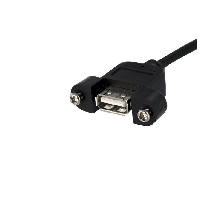 StarTech.com Cable de 30cm USB 2.0 para Montaje en Panel Conexión a…
