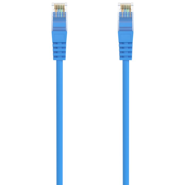 AISENS RJ45 Patch Cable LSZH Cat.6A 500 MHz UTP AWG24, Yellow, 1.0M