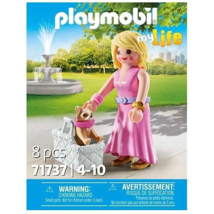 Playmobil it-girl com chihuahua (71737)