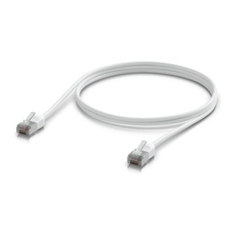 Ubiquiti UACC-Cable-Patch-Outdoor-C6A-1M-W cabo de rede Branco Cat6a