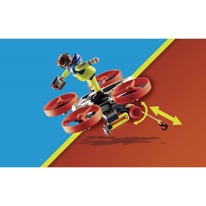 Playmobil Rescate maritimo: buzo con dron de rescate (70144)