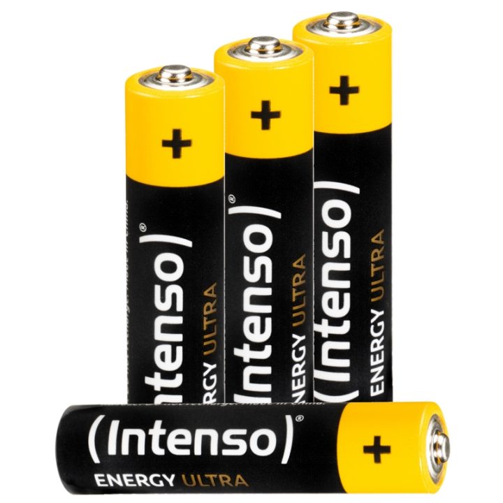 Intenso energy ultra AAA LR03 alkaline battery pack, 4 units (7501414)