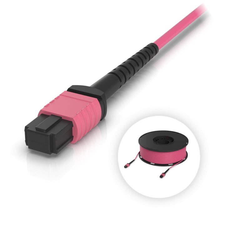 Ubiquiti UACC-OFC-MA-MPMP-100M OM4 MPO-12 UPC Cable de fibra óptica…