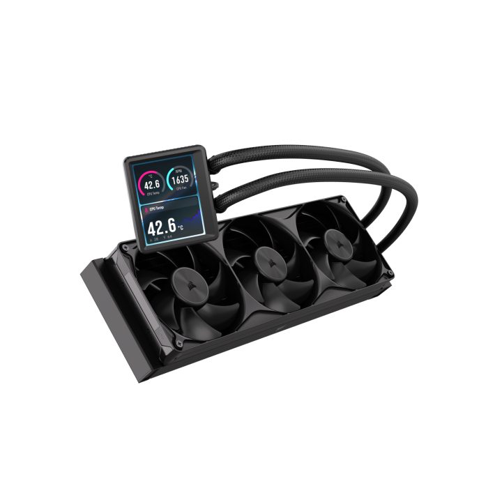 Venti. Corsair Nautilus II 360 RS LCD 360mm Radiator Liquid CPU…
