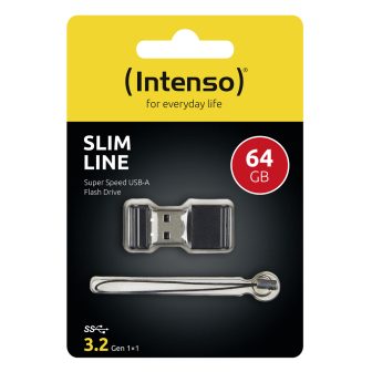 Intenso Lápiz USB Slim Line 64GB USB-A 3.2 (3532490)