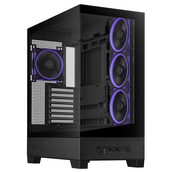 ASUS A31 Plus TG ARGB BLACK Black Mid-Tower