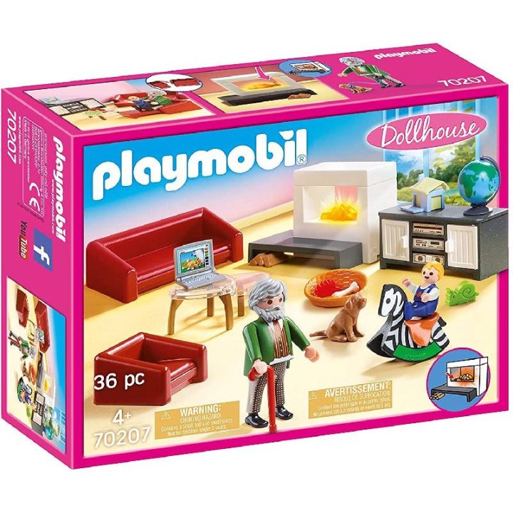 Playmobil casa de bonecas sala (70207)